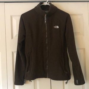 Brown North Face Fleece